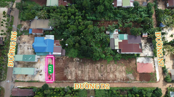 Bán Đất Mặt Tiền Đường D2, Phường Tân An, TP Buôn Ma Thuột – 100.7m², Giá 1.19 Tỷ