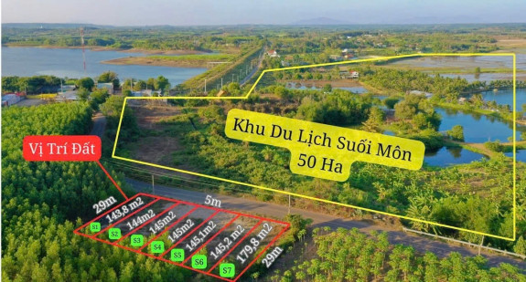 Đất Nền View Hồ Suối Môn – Không Gian Nghỉ Dưỡng Lý Tưởng Gần TP.HCM