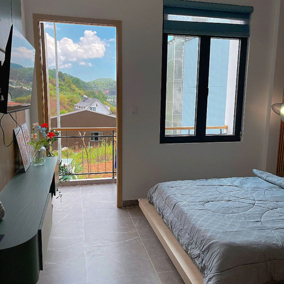Bán nhà mới xây đường An Sơn, Phường 4, Đà Lạt – 65m², view thung lũng – đồi thông, full nội thất